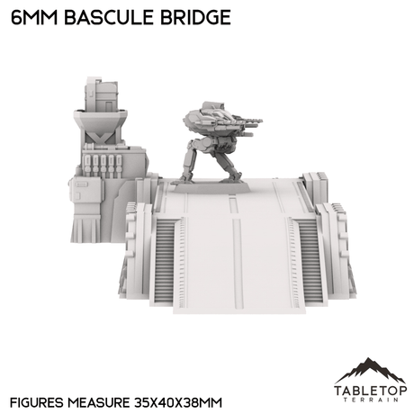 Tabletop Terrain Terrain 6mm Sci-Fi Bascule Bridge