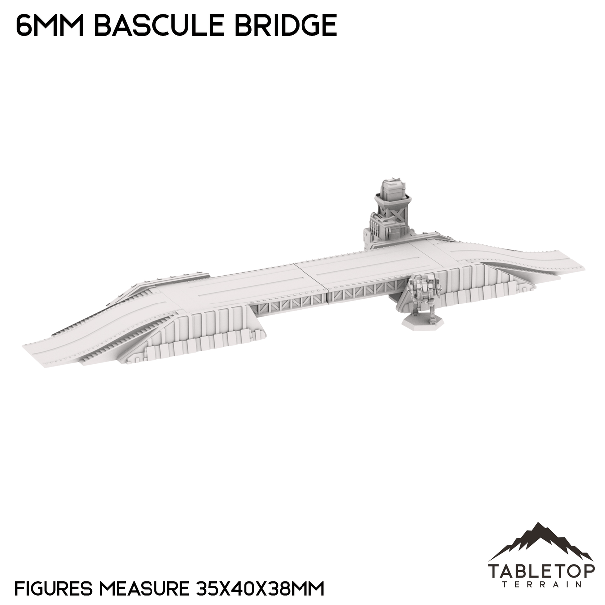 Tabletop Terrain Terrain 6mm Sci-Fi Bascule Bridge