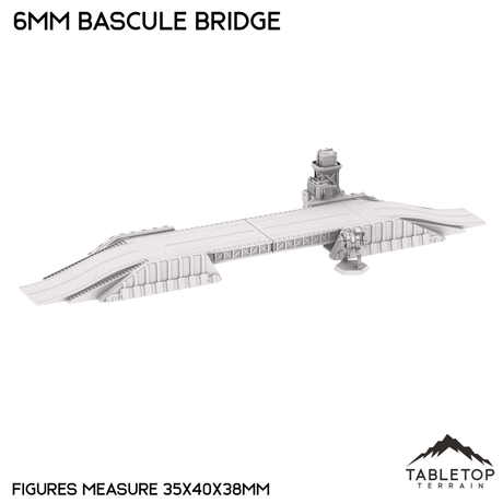 Tabletop Terrain Terrain 6mm Sci-Fi Bascule Bridge