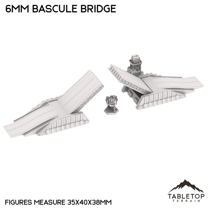 Tabletop Terrain Terrain 6mm Sci-Fi Bascule Bridge