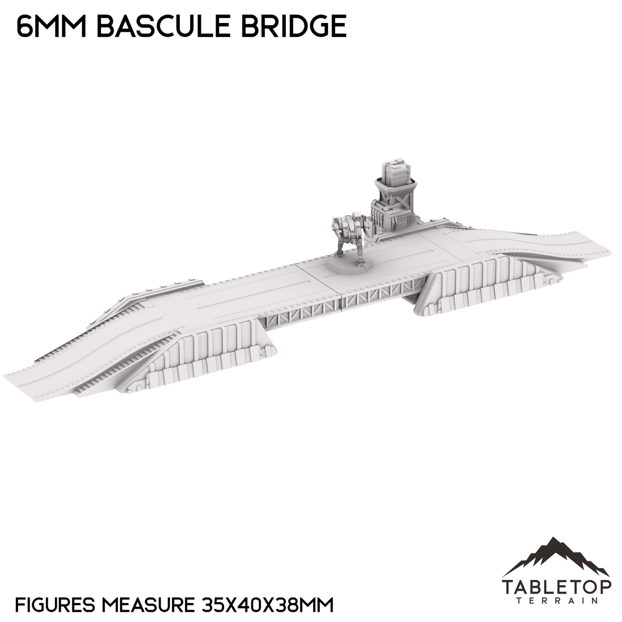 Tabletop Terrain Terrain 6mm Sci-Fi Bascule Bridge