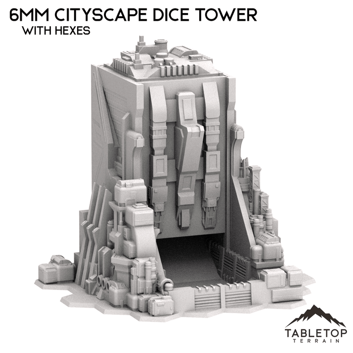 Tabletop Terrain Terrain 6mm Sci-Fi Cityscape Dice Tower Terrain