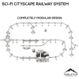 Tabletop Terrain Terrain 6mm Sci-Fi Cityscape Elevated Rail System