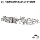 Tabletop Terrain Terrain 6mm Sci-Fi Cityscape Elevated Rail System