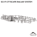 Tabletop Terrain Terrain 6mm Sci-Fi Cityscape Elevated Rail System