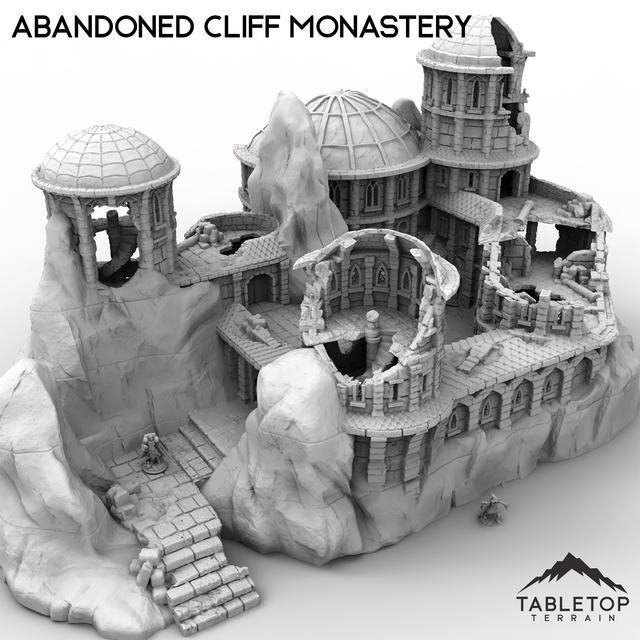 Tabletop Terrain Terrain Abandoned Cliff Monastery