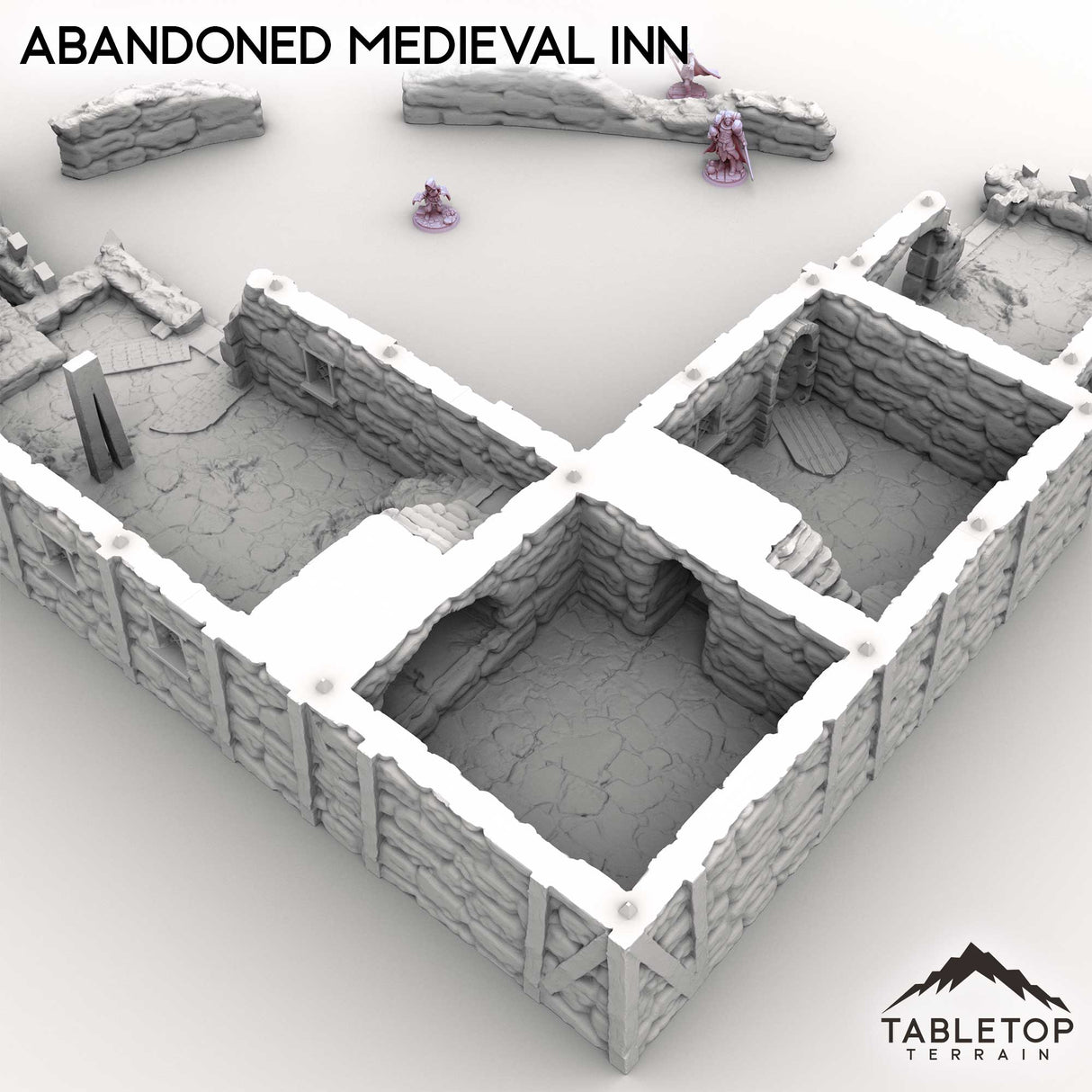 Tabletop Terrain Terrain Abandoned Medieval Inn