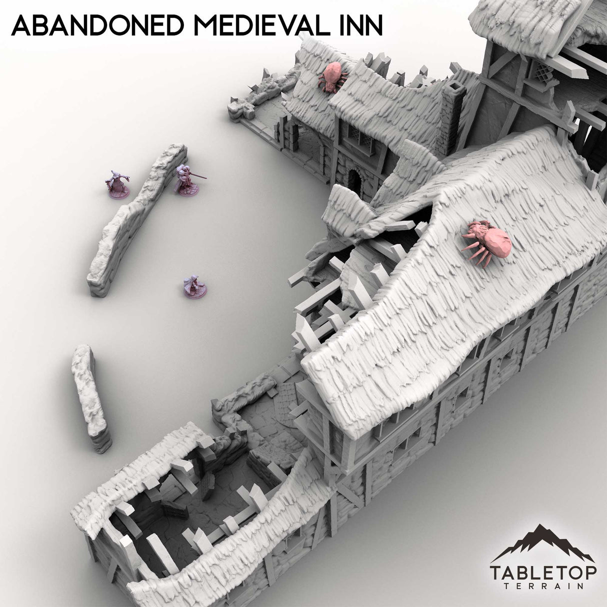 Tabletop Terrain Terrain Abandoned Medieval Inn