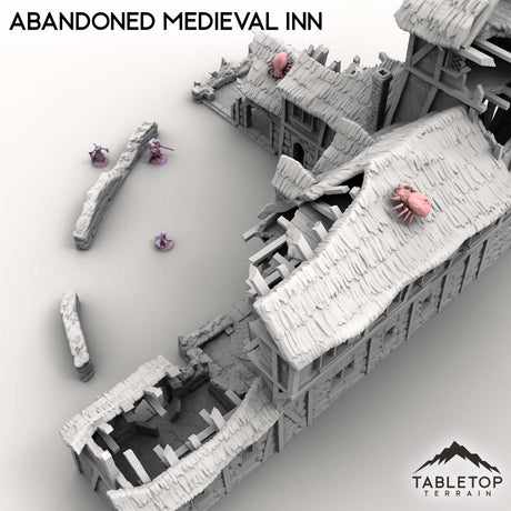 Tabletop Terrain Terrain Abandoned Medieval Inn
