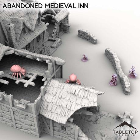 Tabletop Terrain Terrain Abandoned Medieval Inn