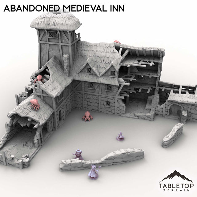 Tabletop Terrain Terrain Abandoned Medieval Inn
