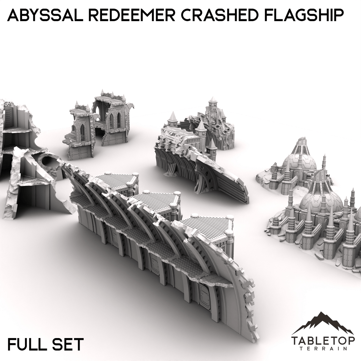 Tabletop Terrain Terrain Abyssal Redeemer Crashed Flagship