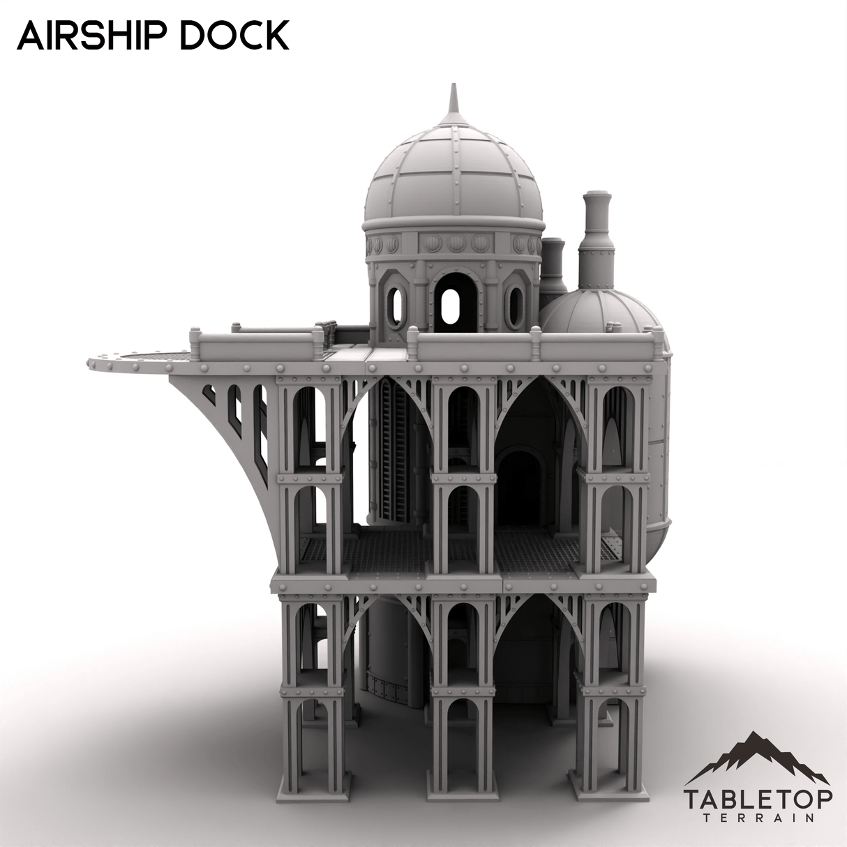 Tabletop Terrain Terrain Airship Dock - Cognis Steam World