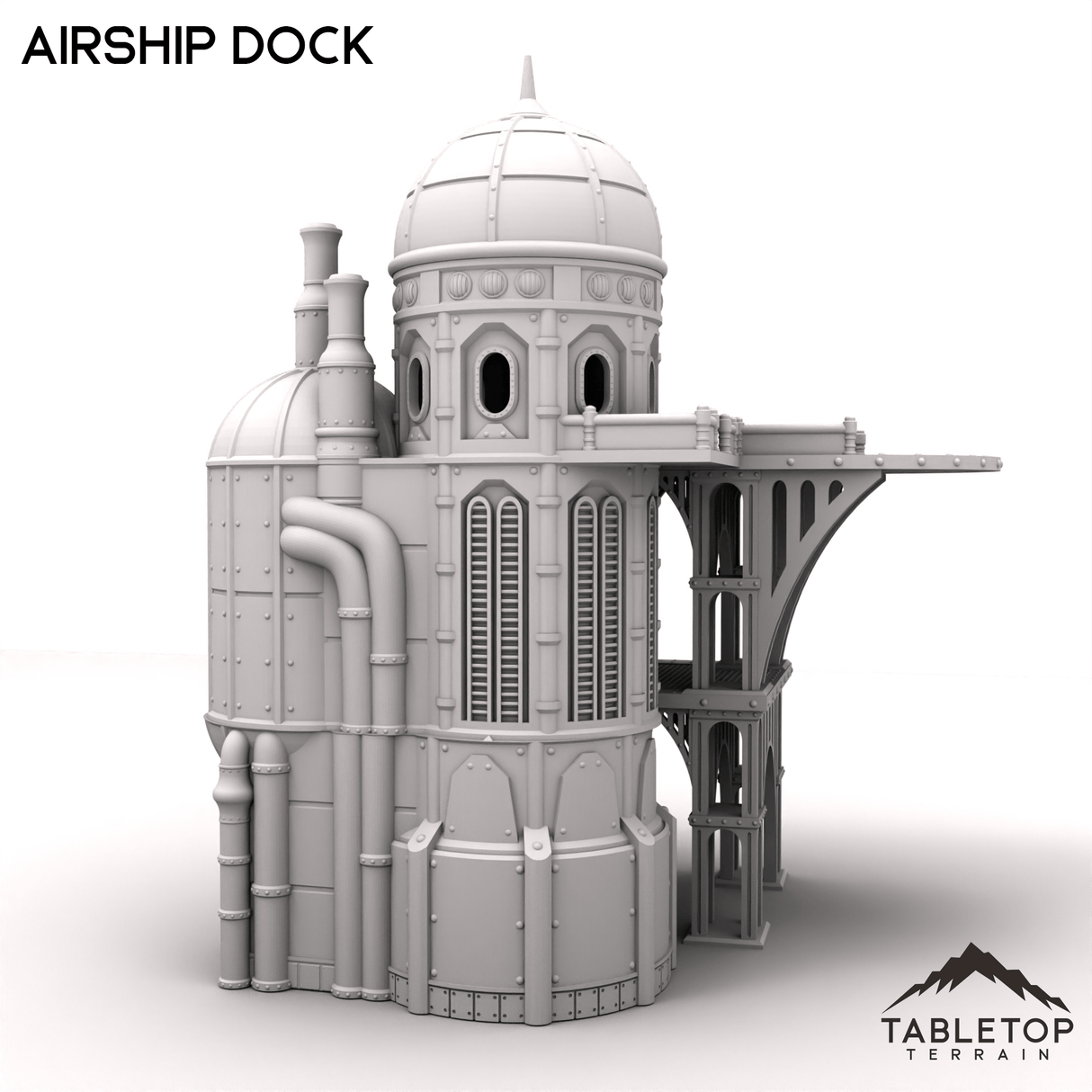 Tabletop Terrain Terrain Airship Dock - Cognis Steam World