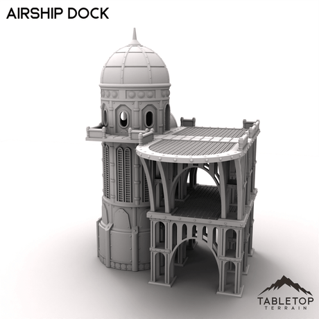 Tabletop Terrain Terrain Airship Dock - Cognis Steam World