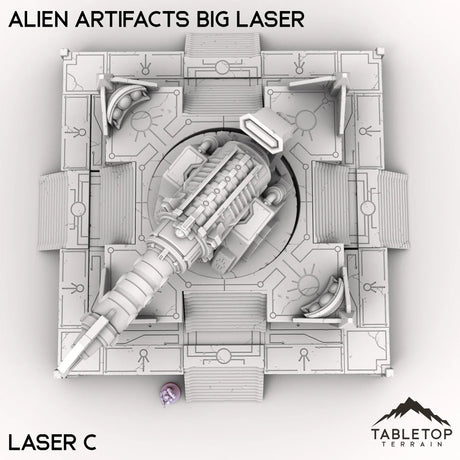 Tabletop Terrain Terrain Alien Artifacts Big Laser