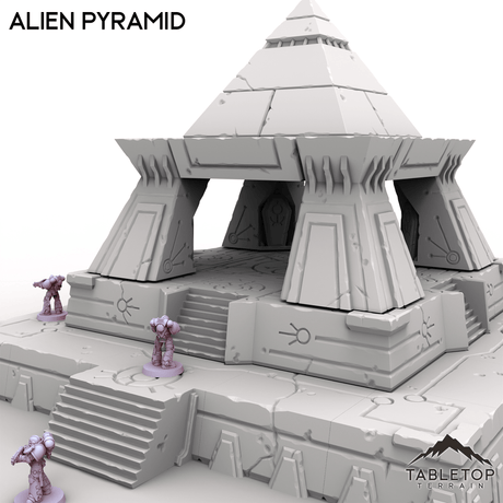 Tabletop Terrain Terrain Alien Pyramid