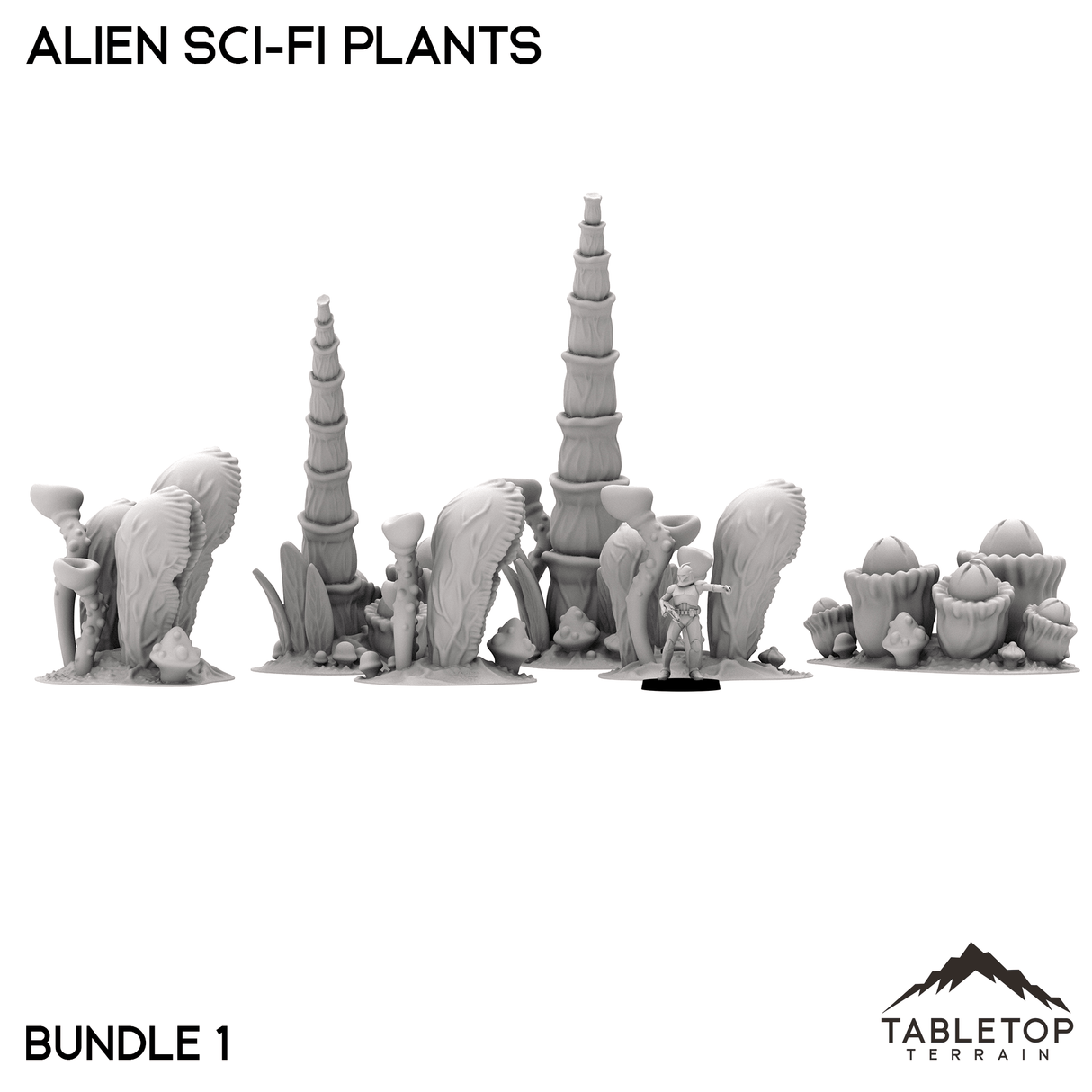 Tabletop Terrain Terrain Alien Sci-Fi Plants