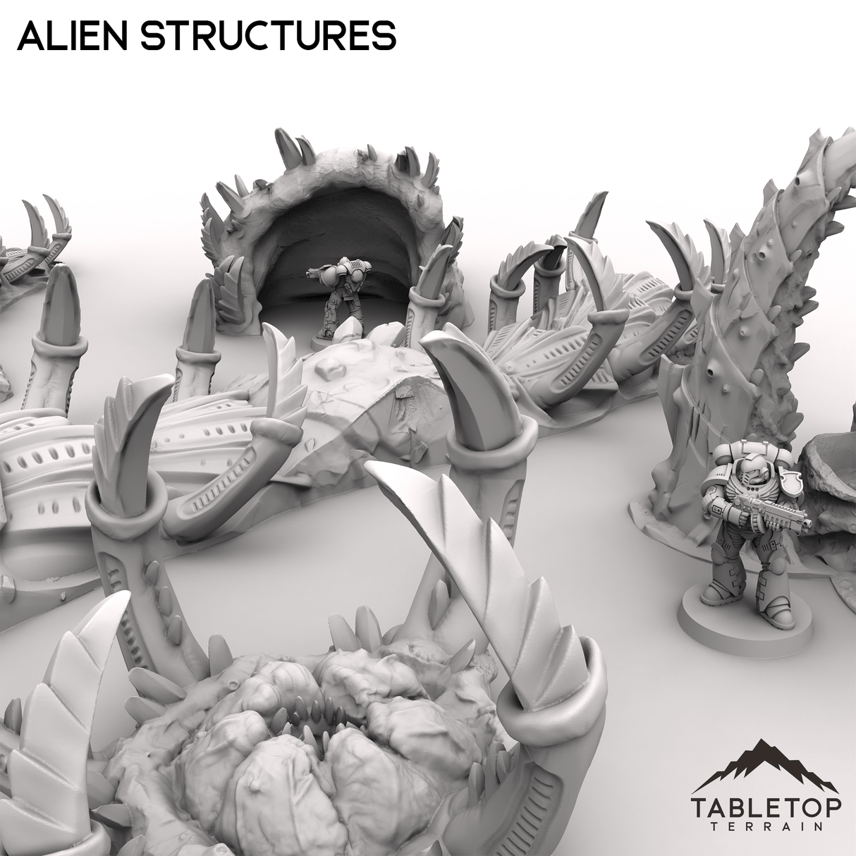 Tabletop Terrain Terrain Alien Structures