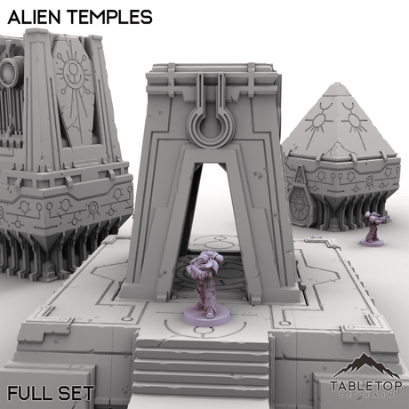 Tabletop Terrain Terrain Alien Temples