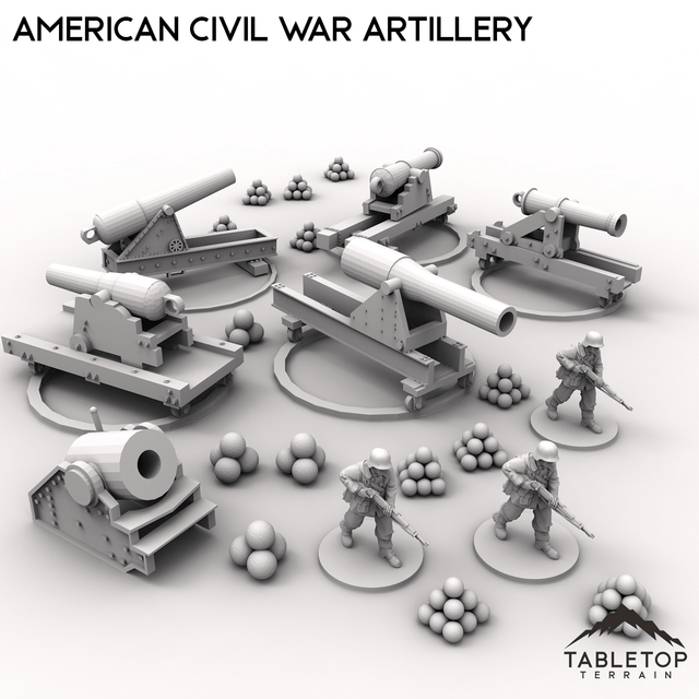 Tabletop Terrain Terrain American Civil War Artillery