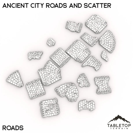 Tabletop Terrain Terrain Ancient City Roads and Scatter