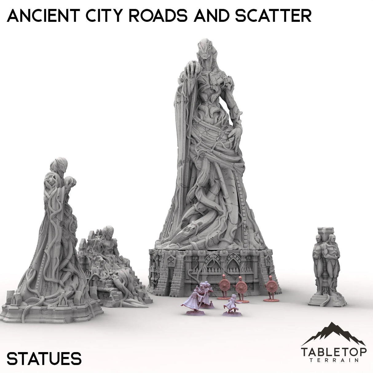 Tabletop Terrain Terrain Ancient City Roads and Scatter