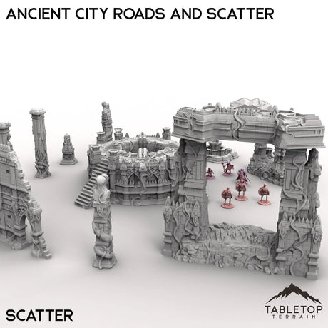 Tabletop Terrain Terrain Ancient City Roads and Scatter