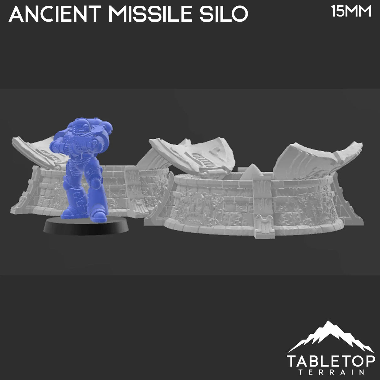 Tabletop Terrain Terrain Ancient Missile Silo - Fantasy Terrain