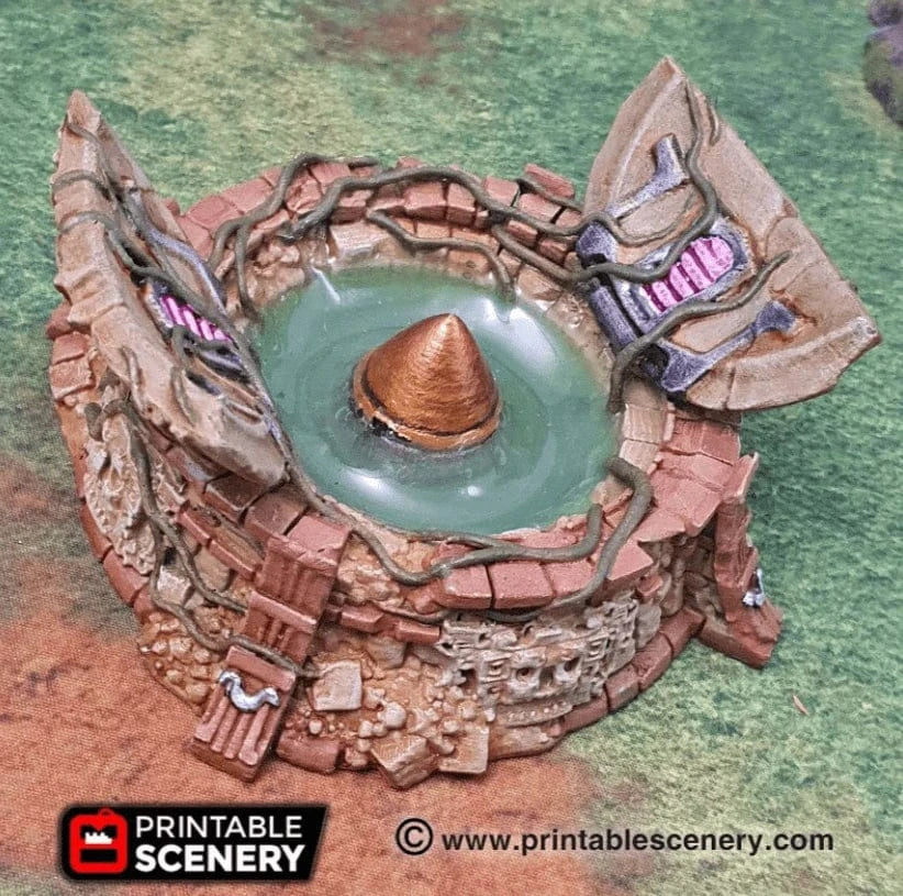 Tabletop Terrain Terrain Ancient Missile Silo - Fantasy Terrain