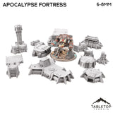 Tabletop Terrain Terrain Apocalypse Fortress 8mm Small Scale Terrain Pack