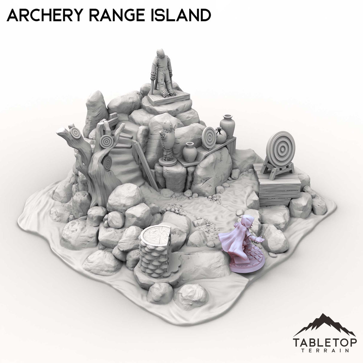 Tabletop Terrain Terrain Archery Range Island