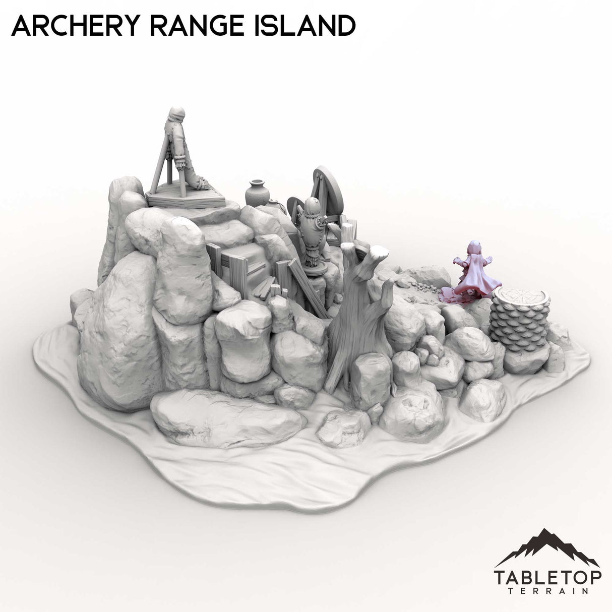 Tabletop Terrain Terrain Archery Range Island