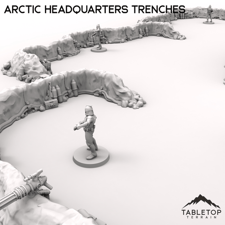 Tabletop Terrain Terrain Arctic Headquarters Trenches