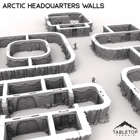 Tabletop Terrain Terrain Arctic Headquarters Walls