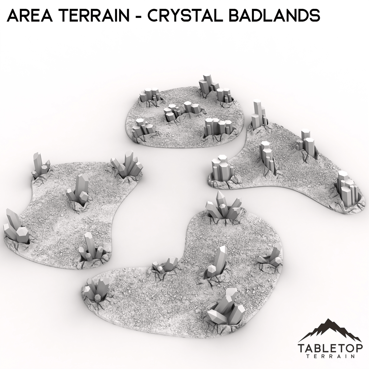 Tabletop Terrain Terrain Area Terrain - Crystal Badlands