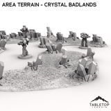 Tabletop Terrain Terrain Area Terrain - Crystal Badlands