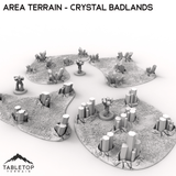 Tabletop Terrain Terrain Area Terrain - Crystal Badlands