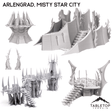 Tabletop Terrain Terrain Arlengrad, Misty Star City