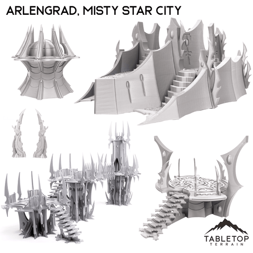 Tabletop Terrain Terrain Arlengrad, Misty Star City