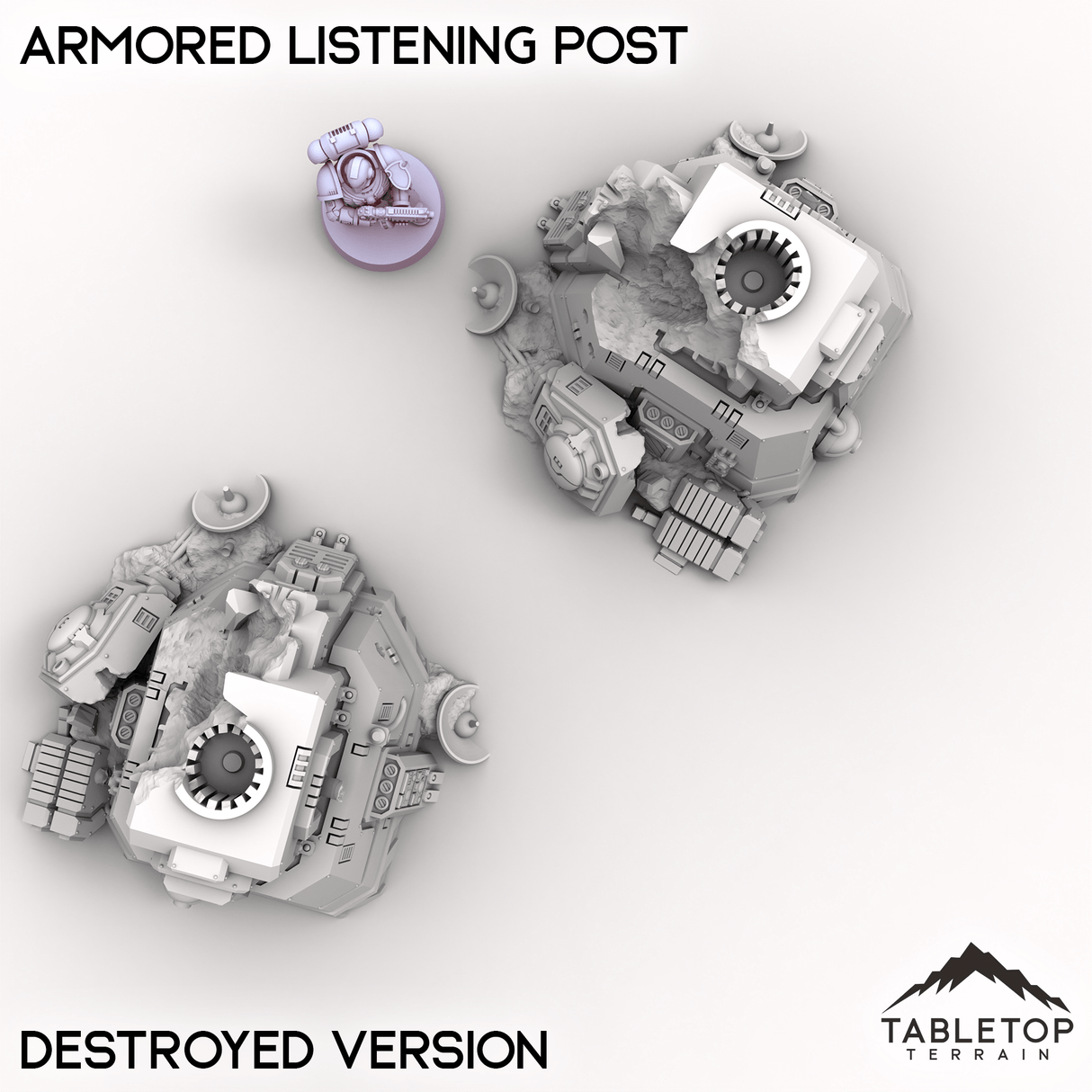 Tabletop Terrain Terrain Armored Listening Post
