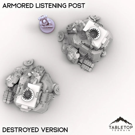 Tabletop Terrain Terrain Armored Listening Post