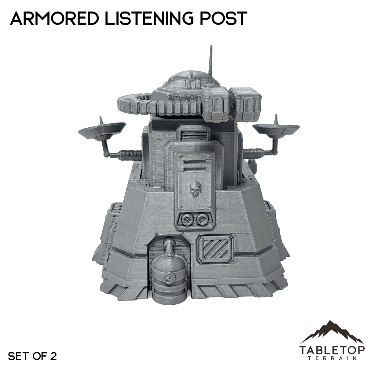 Tabletop Terrain Terrain Armored Listening Post - Chapters Headquarter