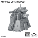 Tabletop Terrain Terrain Armored Listening Post - Chapters Headquarter