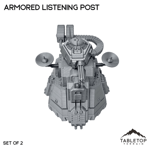 Tabletop Terrain Terrain Armored Listening Post - Chapters Headquarter
