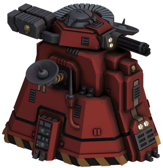 Tabletop Terrain Terrain Armored Listening Post - Chapters Headquarter Tabletop Terrain
