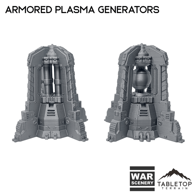 Tabletop Terrain Terrain Armored Plasma Generators - Chapters Headquarter