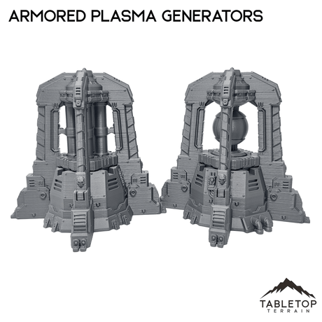 Tabletop Terrain Terrain Armored Plasma Generators - Chapters Headquarter