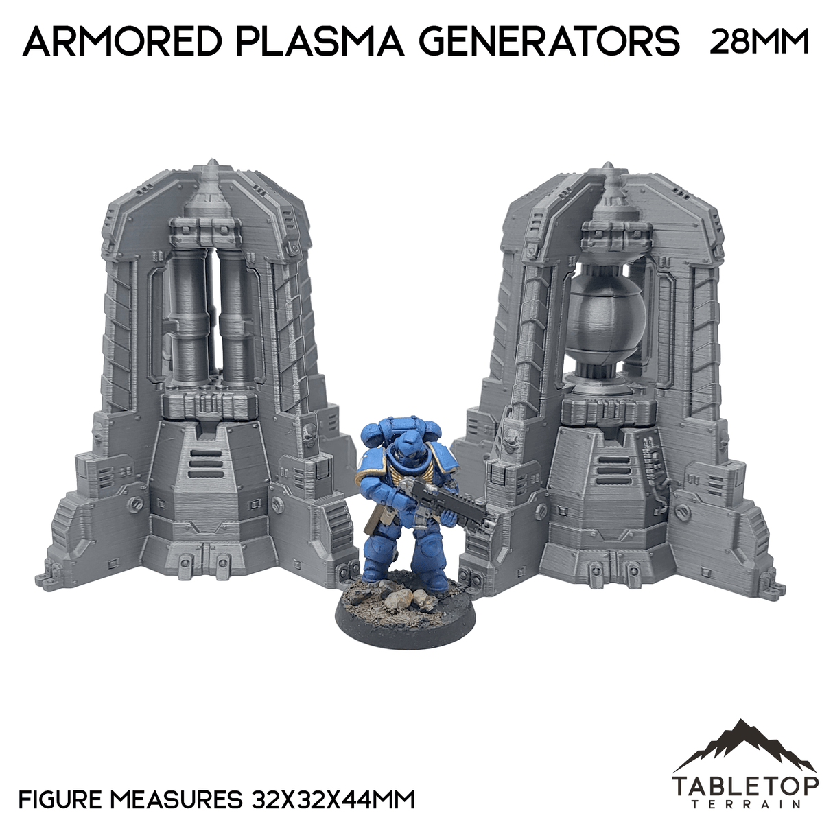 Tabletop Terrain Terrain Armored Plasma Generators - Chapters Headquarter