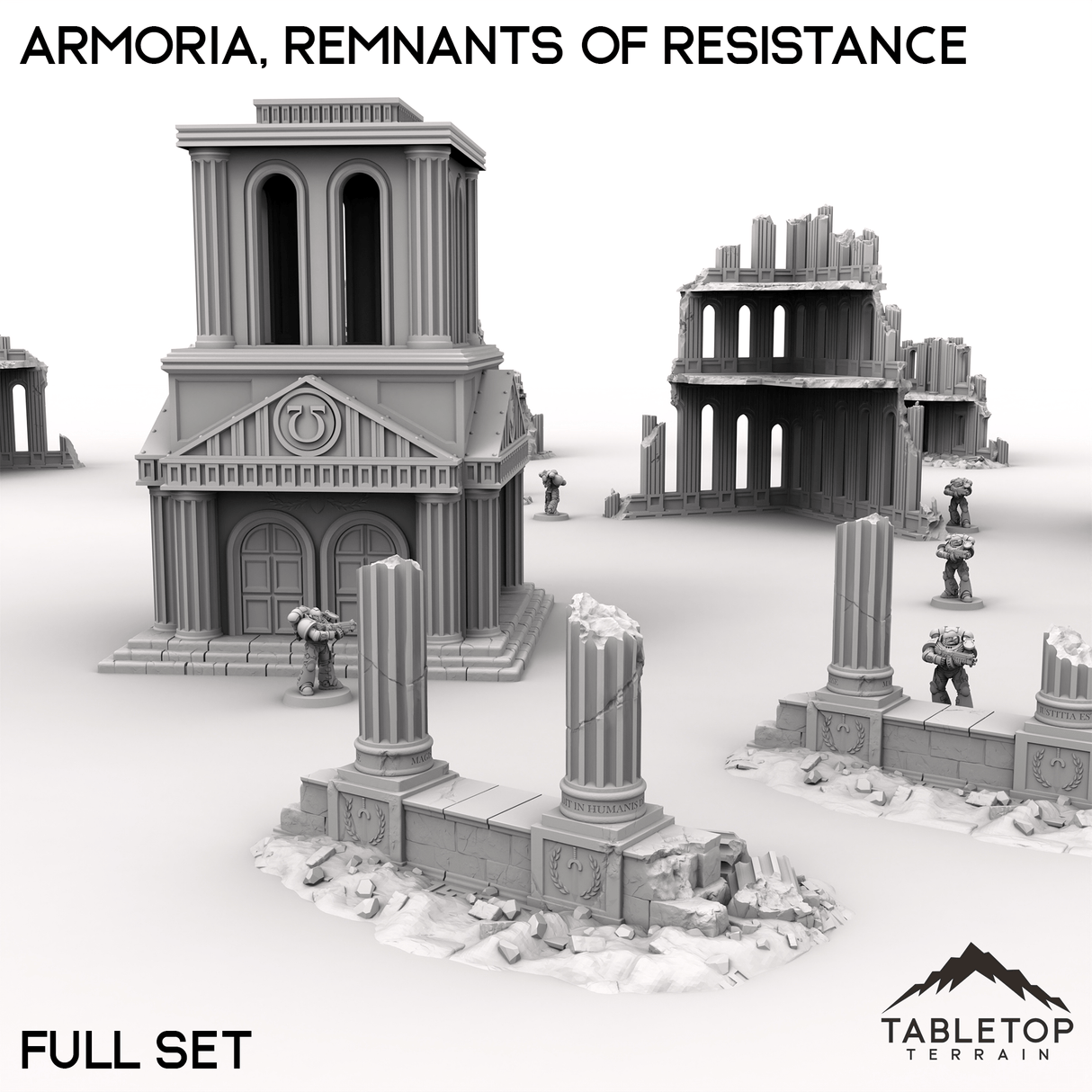 Tabletop Terrain Terrain Armoria, Remnants of Resistance